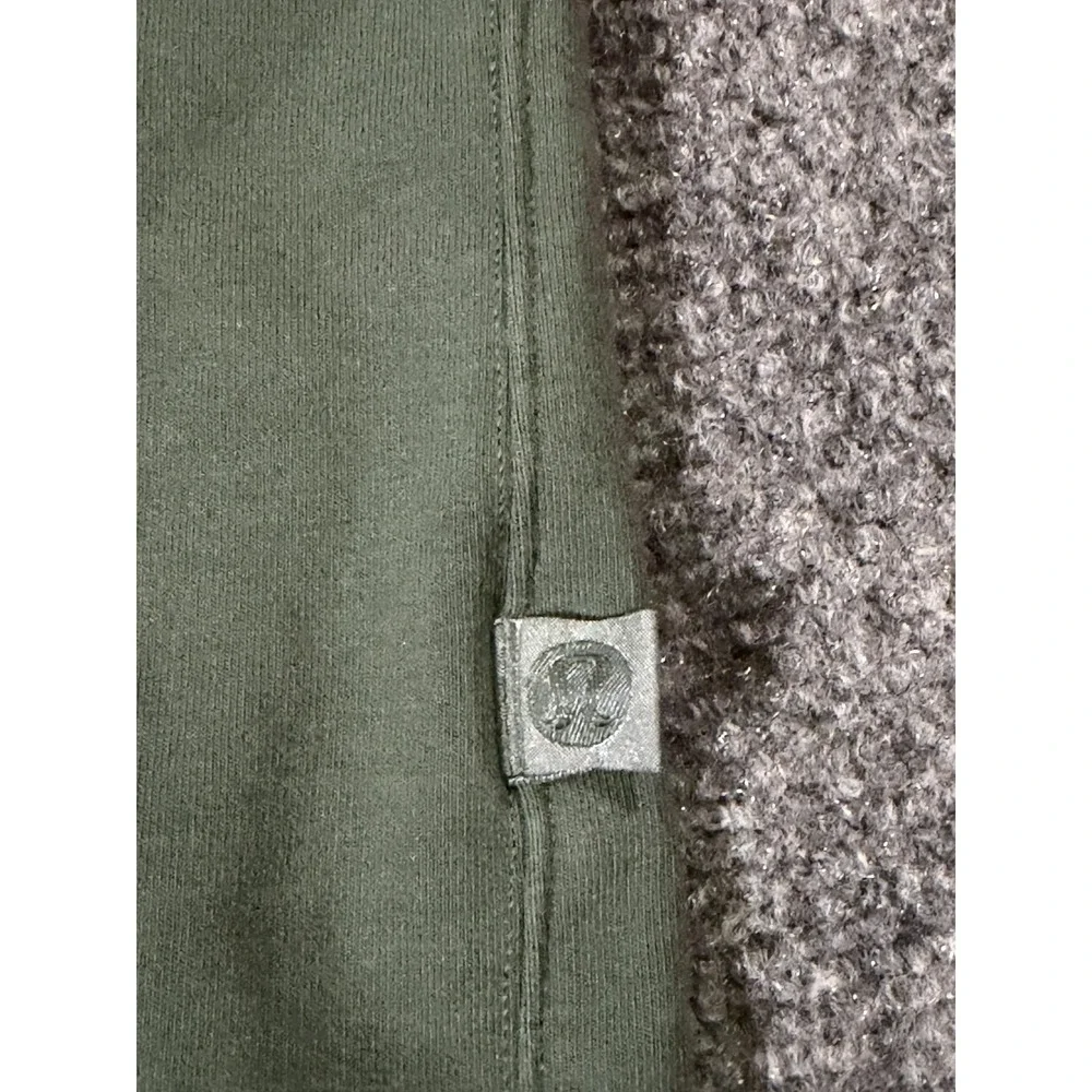 Lululemon Shirt Mens XL Green Snap Front Jersey Long Sleeve Overshirt Casual - Picture 3 of 9